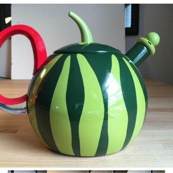 copco Other - Green and Red Watermelon Teapot for Coffee & Tea Vintage